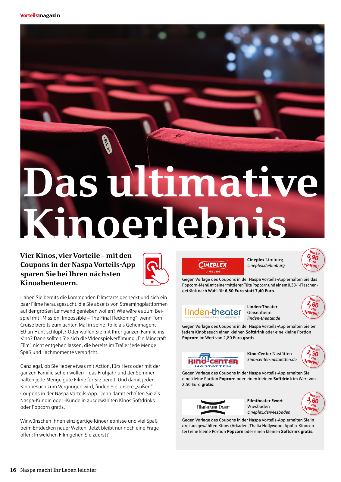 Vorschau Naspa Vorteilsmagazin_10 Seite 16